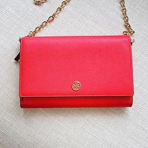 Tory Burch Robinson Chain Wallet